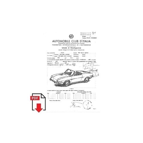 1968 fiat 850 sport - fiat, spider