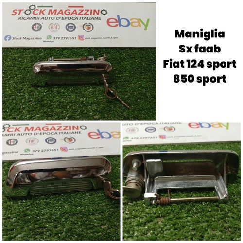 Maniglia anteriore fiat 124 - maniglia,