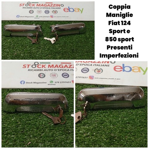 Coppia maniglie fiat 124 sport - maniglie,